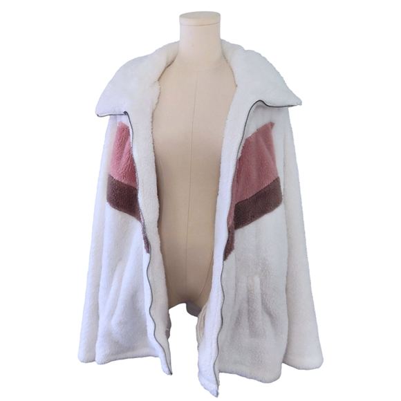 Torrid Plus Size Sherpa Zip Up Jacket Womens Size 5 - Picture 10 of 11